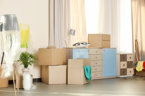 Secure document storage facility in Roehampton with organised archive boxes