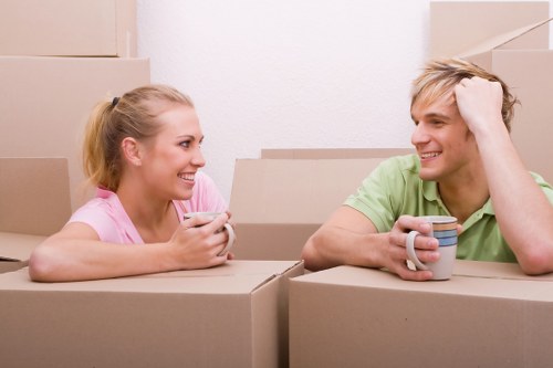 Organised short-term storage in Roehampton with boxes and furniture prepared for safekeeping