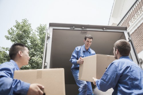 Secure storage unit with clear safety-focused layout