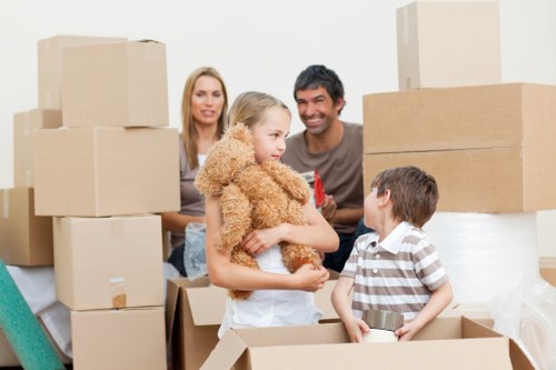 Clean and organized storage space for furniture in Roehampton